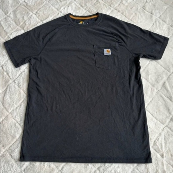 Carhartt | Black Relaxed Fit Heavyweight Short Sleeve Pocket Tee | Size Medium - Picture 2 of 10